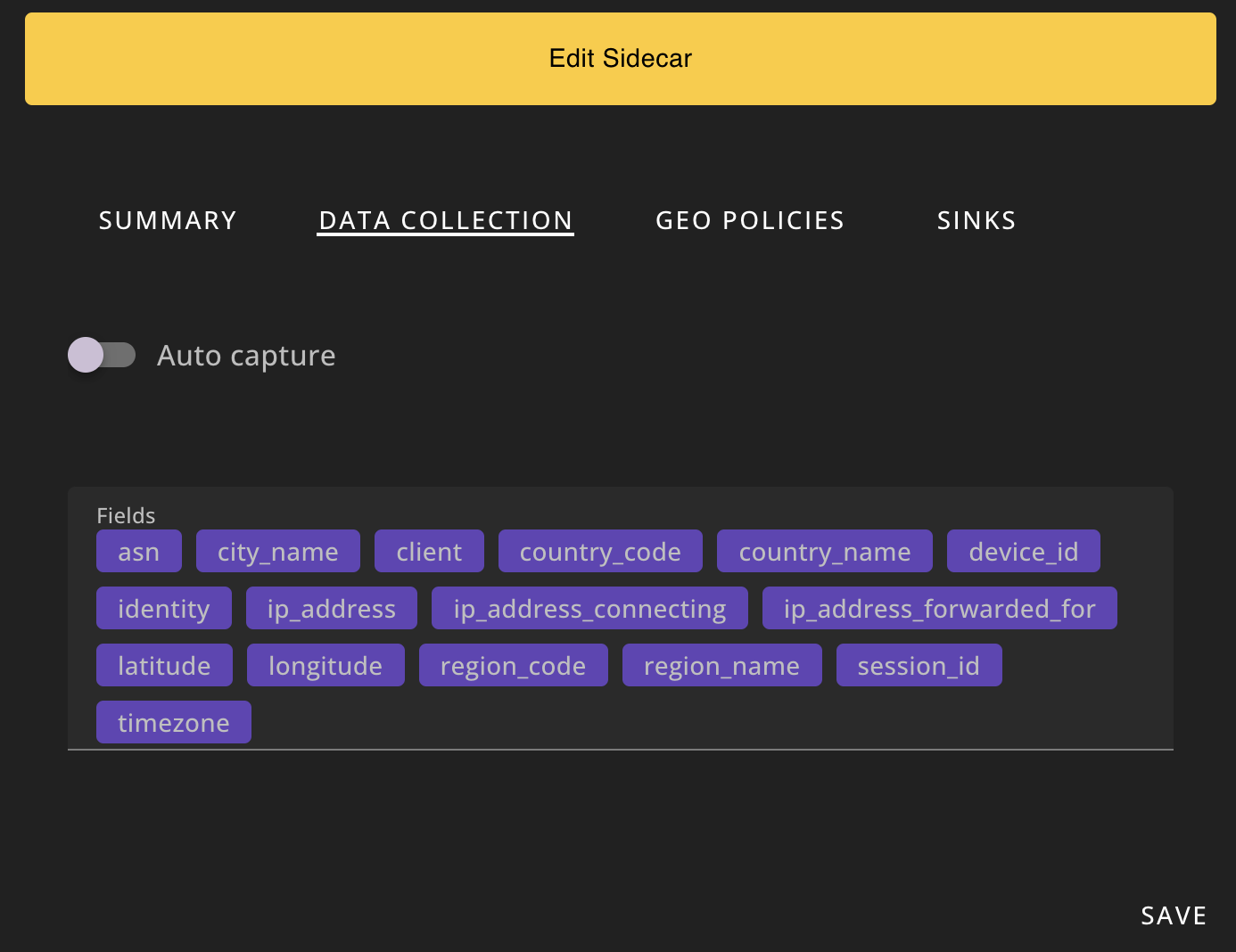Customize the data that Honeypot collects